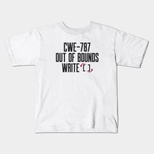 Secure Coding CWE-787 out of bounds write Kids T-Shirt